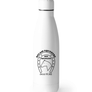 Gourde Blanche 500ml - Relais Equestre des Recolets - GRD001