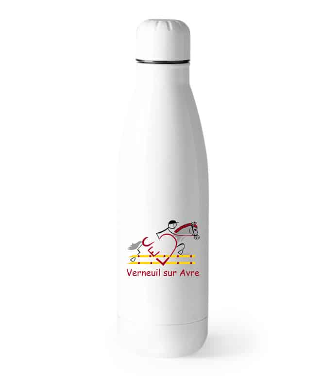 Gourde Blanche 500ml - CENTRE EQUESTRE DE VERNEUIL - GRD001