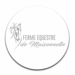STICKER ROND - Ferme Equestre de Maisonnette - STI001