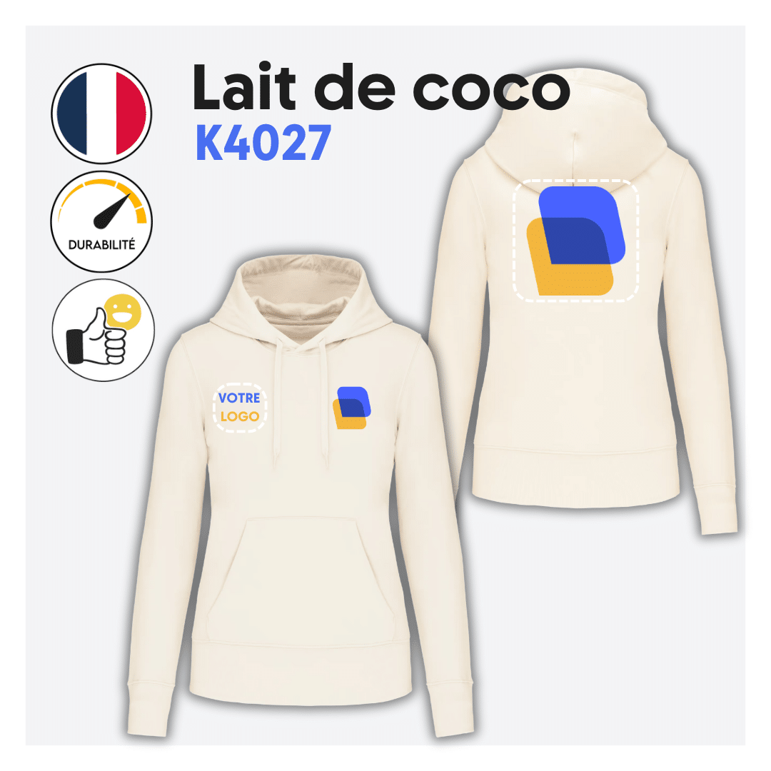 Sweat avec capuche et poche kangourou (femme) - K4028 – Image 18