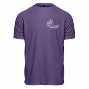 T-Shirt respirant (homme) - Les Lavandes Equitation - Violet - PK140