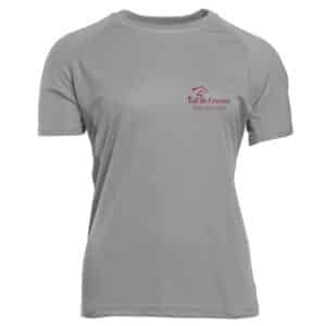 T-Shirt respirant (femme) - VAL DE CREUSE EQUITATION - Gris chiné - PK141