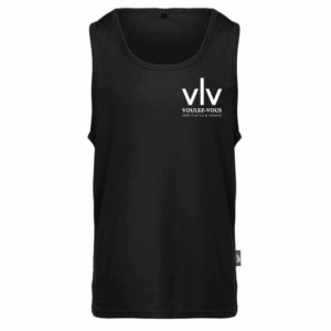 DEBARDEUR RESPIRANT (homme) - VOULEZ-VOUS - Spectacle & Diner - Noir - PA441