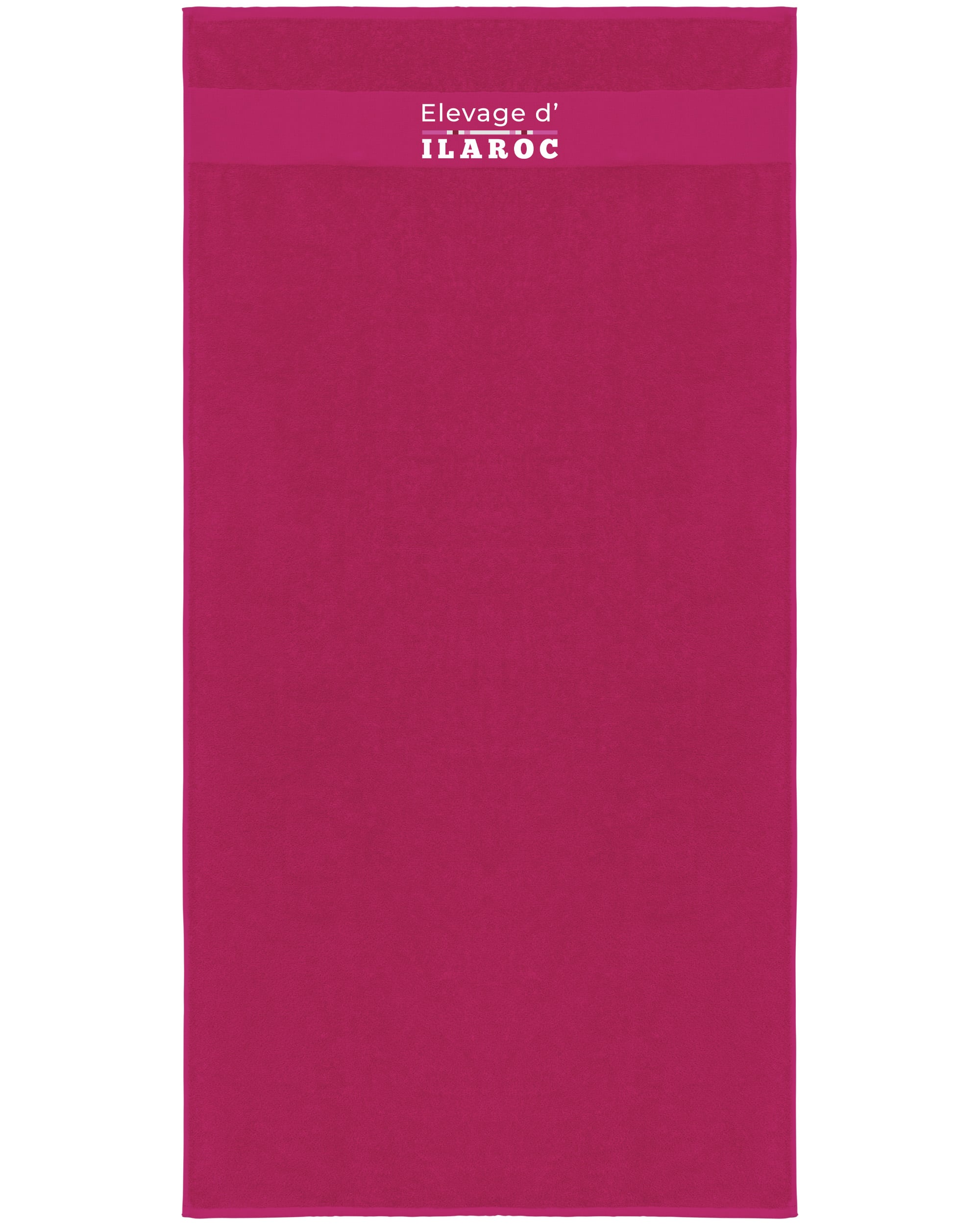 Serviette éponge - SCEA les écuries de la papote - Fushia - k111