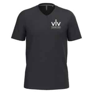 T-SHIRT col V (homme) - VOULEZ-VOUS - Spectacle & Diner - Noir - K357