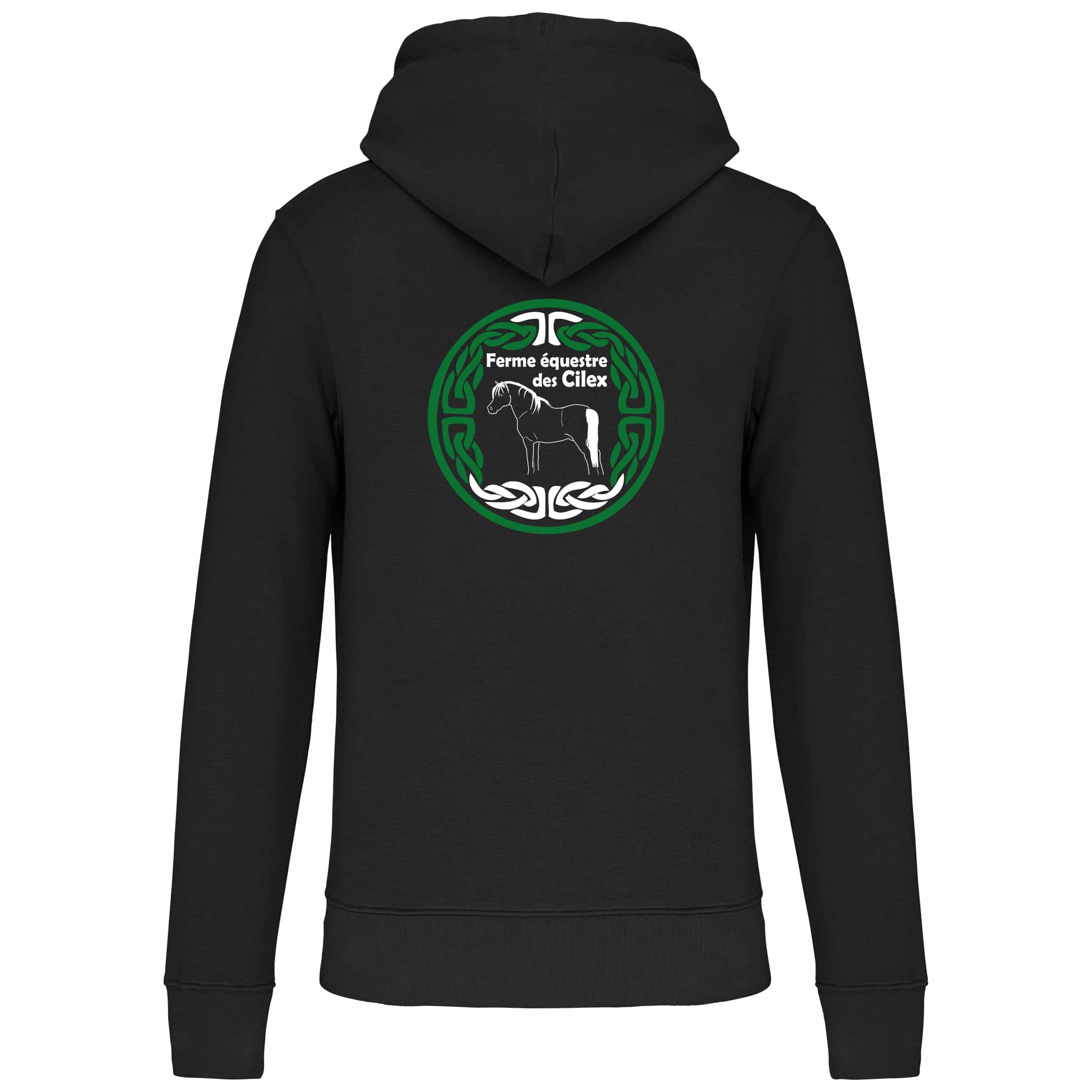 Sweat avec capuche et poche kangourou (enfant) - Ferme equestre des cilex - K4029 – Image 7