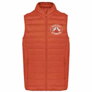 DOUDOUNE SANS MANCHES (femme) - Domaine de Lorleau - Orange - K6114