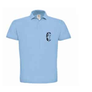 POLO (enfant) - Les écuries rose - Bleu ciel - BCK424