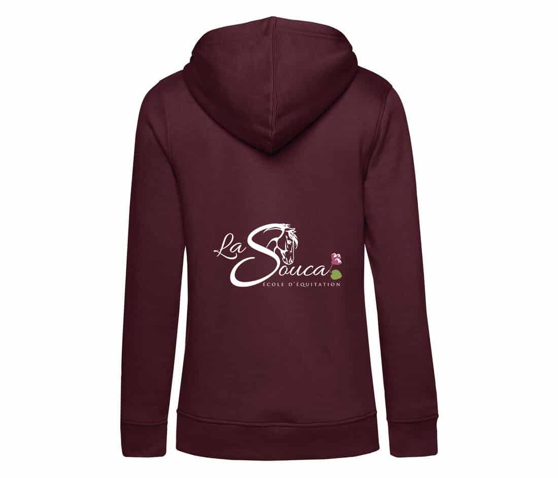 SWEAT A CAPUCHE (femme) – La Souca - BCW34B – Image 5