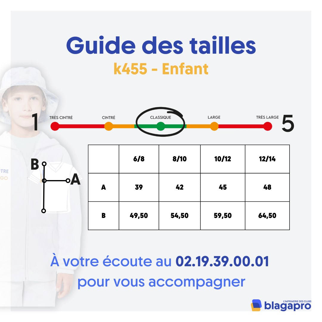 SWEAT ZIPPÉ (enfant) - Cours CITRON - K455 – Image 2