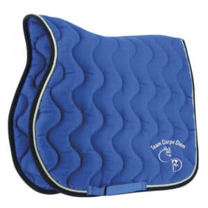 Tapis de selle EQUITHÈME "Polyfun" - Centre Equestre Carpe Diem – Bleu roi - 20444