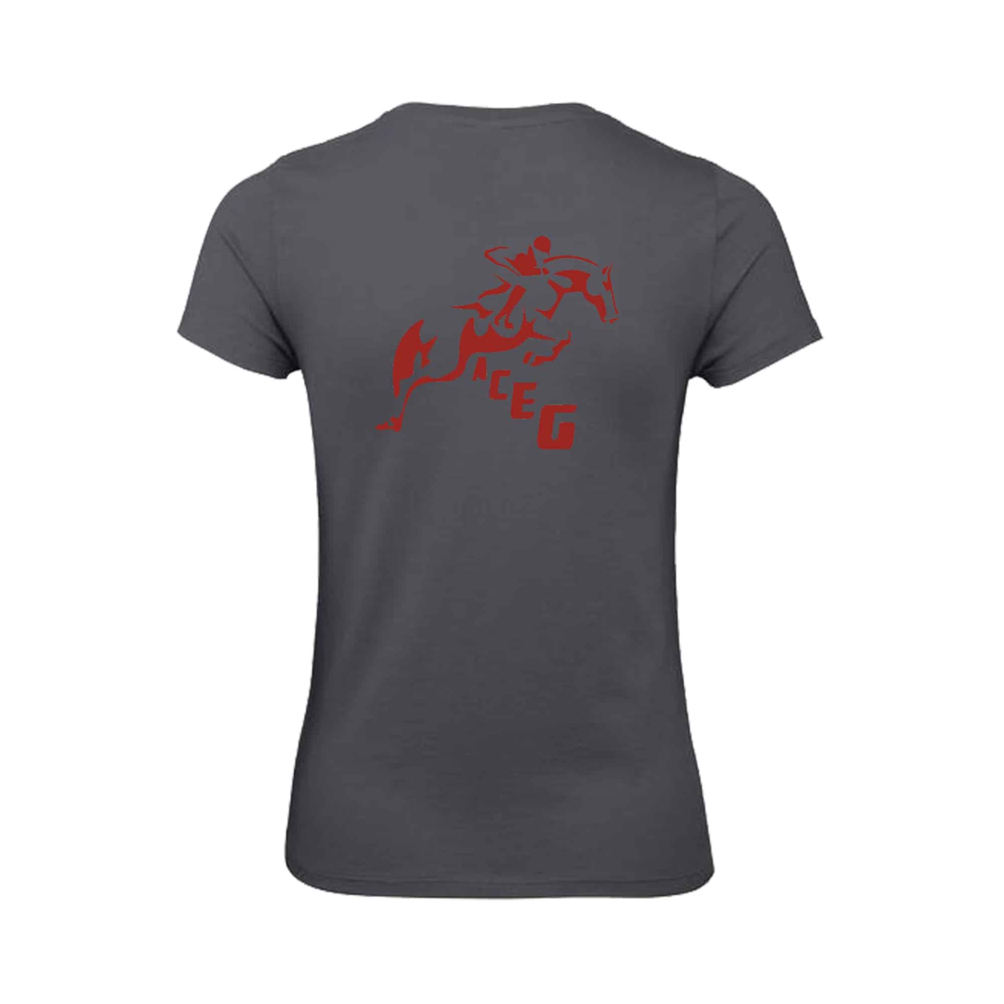 T-SHIRT (femme) - ACEG - Gris Anthracite - BC04T – Image 3
