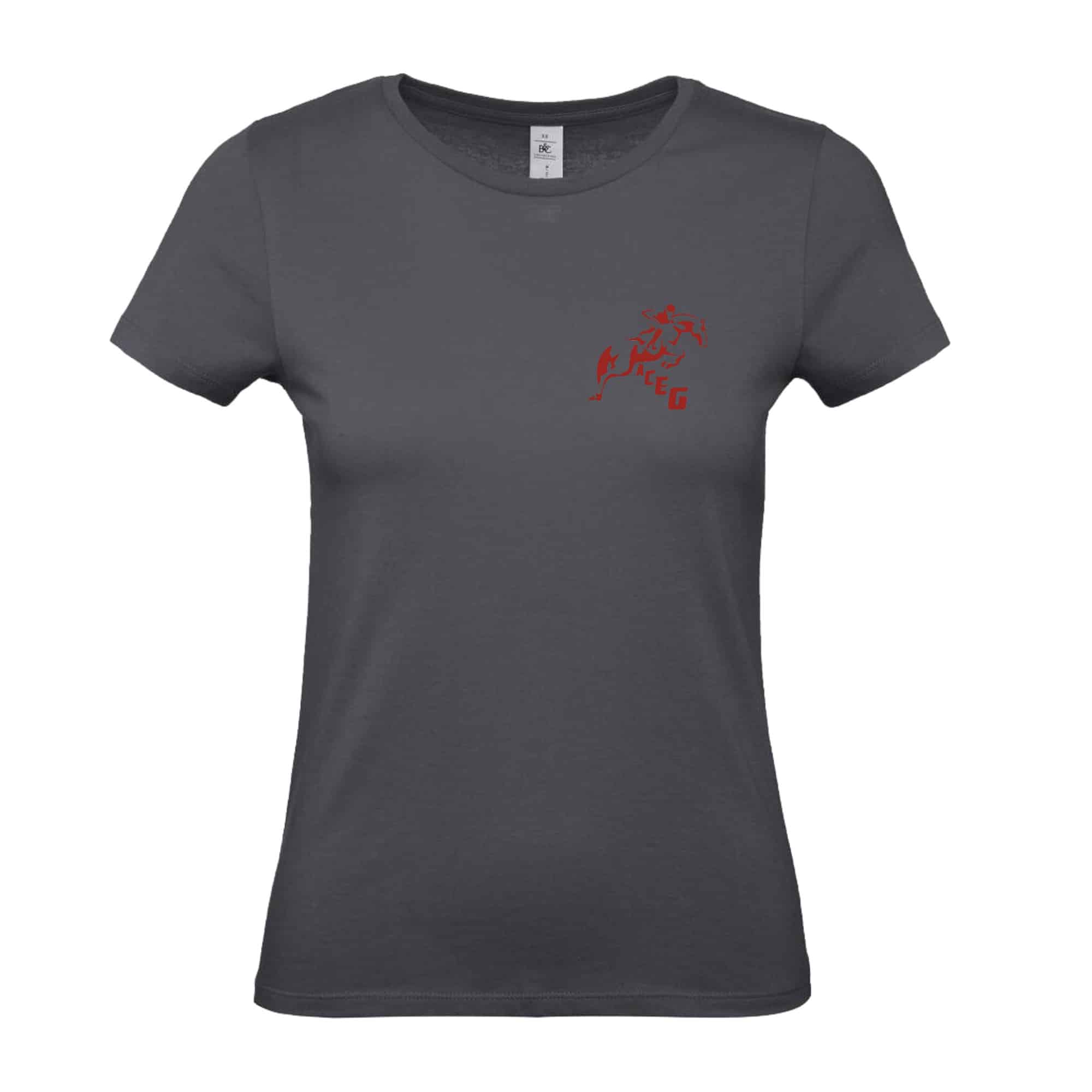 T-SHIRT (femme) - ACEG - Gris Anthracite - BC04T