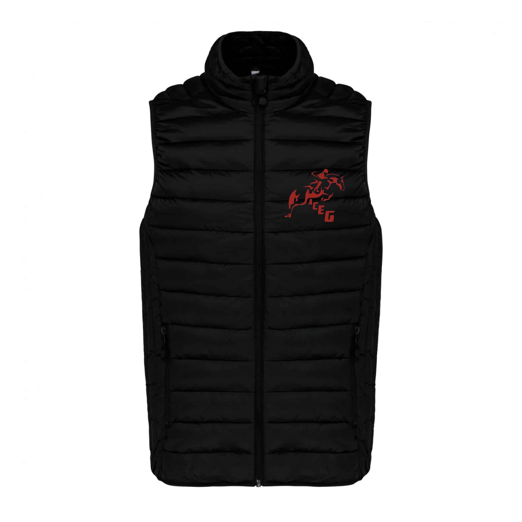 DOUDOUNE SANS MANCHES (enfant) - ACEG - Noir - K6115