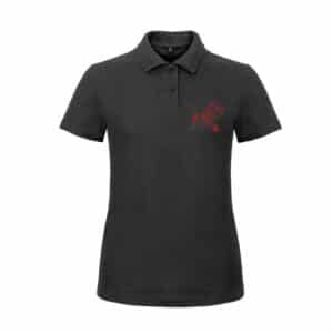 POLO (femme) - ACEG - Gris Anthracite - BCI1F