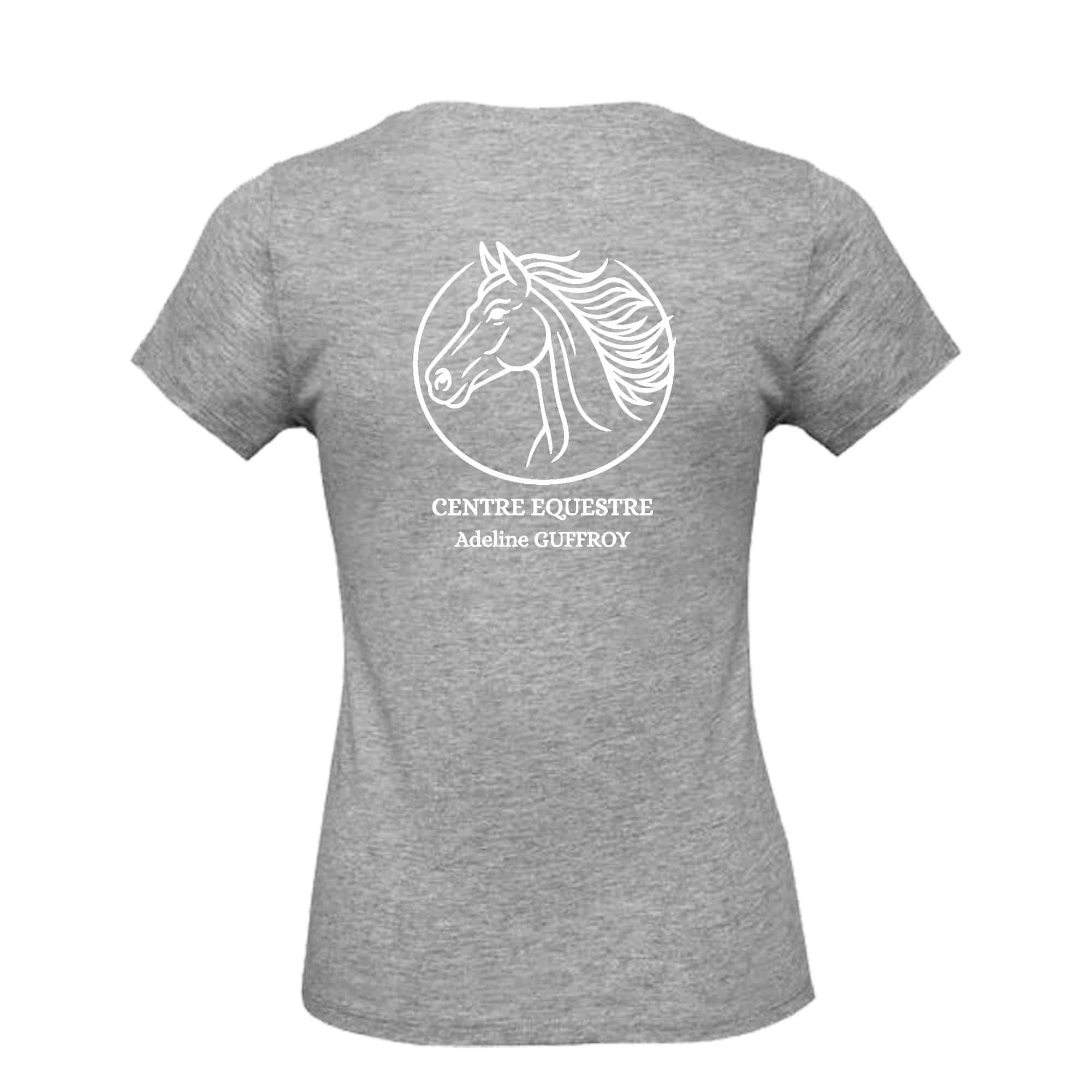 T-SHIRT (femme) - CENTRE EQUESTRE ADELINE GUFFROY - BC04T – Image 3