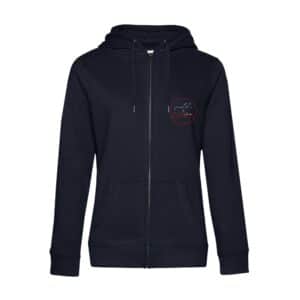 SWEAT ZIPPÉ (femme) - Les amis d'équivallée - Navy - BCW03Q