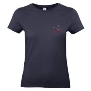 T-SHIRT (femme) - Les amis d'équivallée - Navy - BC04T