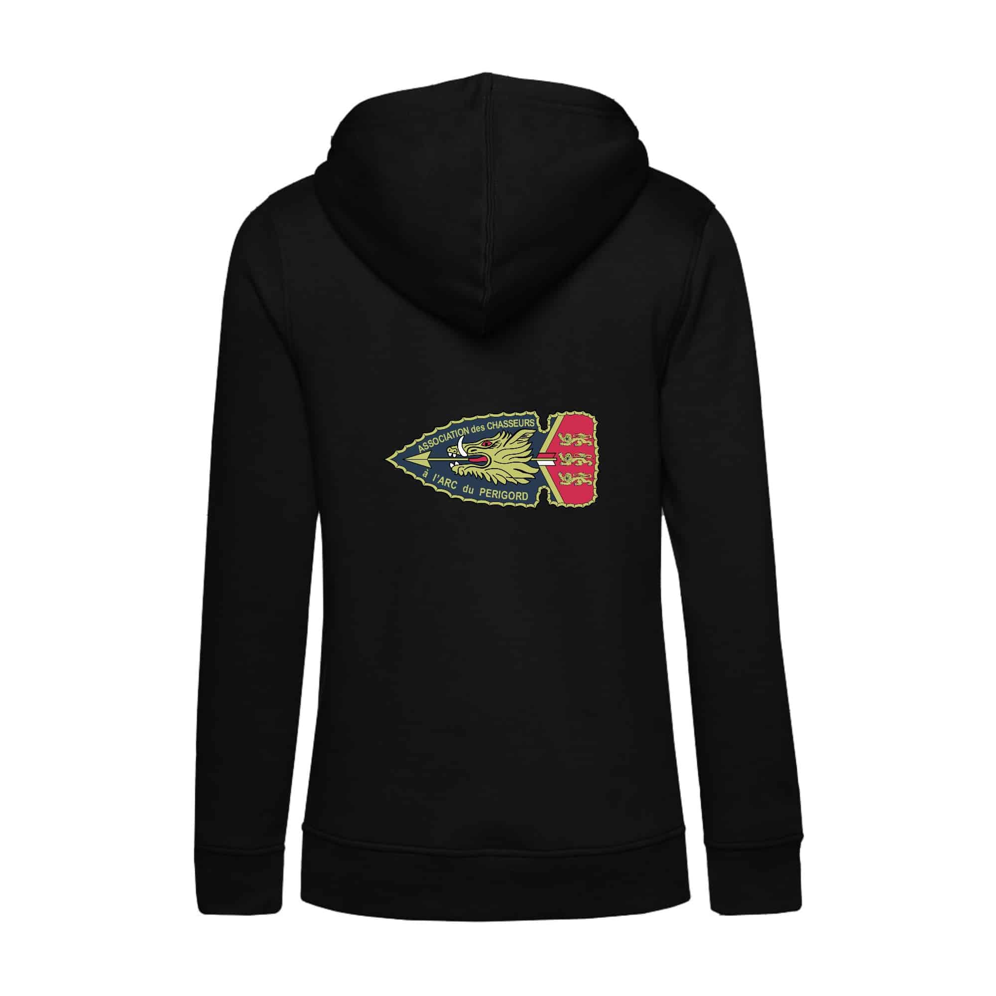 SWEAT A CAPUCHE (femme) – ASCAPER 24 - Noir - BCW34B – Image 3