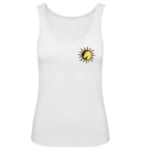 DEBARDEUR (femme) - Cheval et Soleil - Blanc - BC073