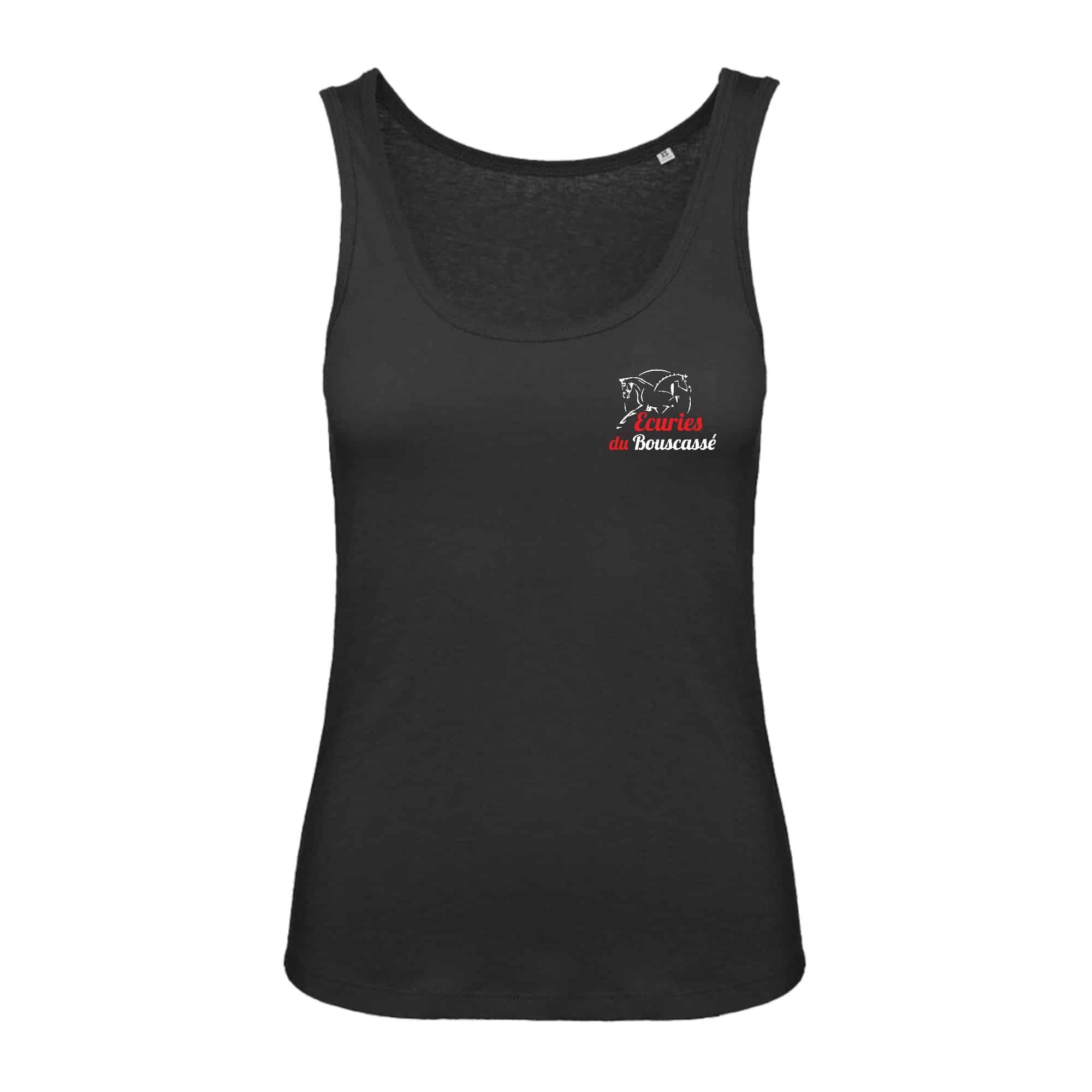 DEBARDEUR (femme) - Ecuries du Bouscassé - Noir - BC073