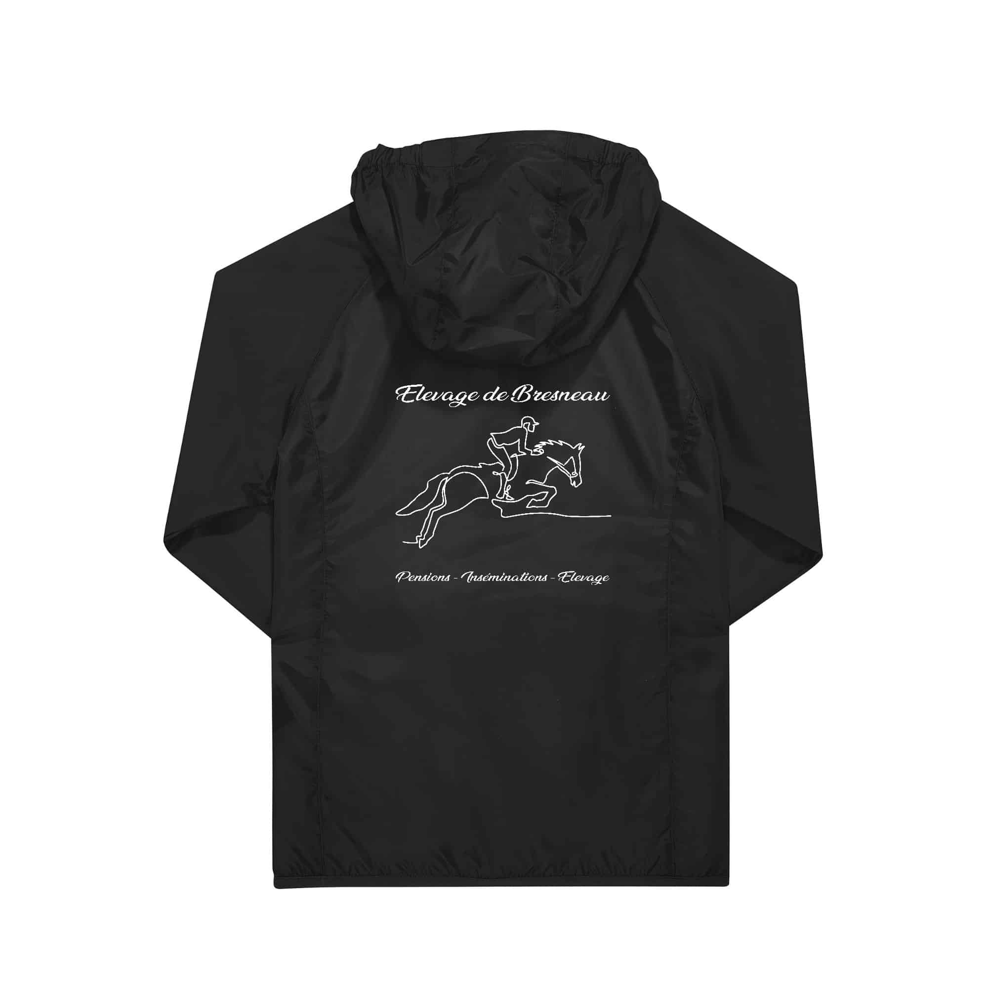 COUPE-VENT (enfant) - Elevage de Bresneau - Noir - BC631 – Image 3
