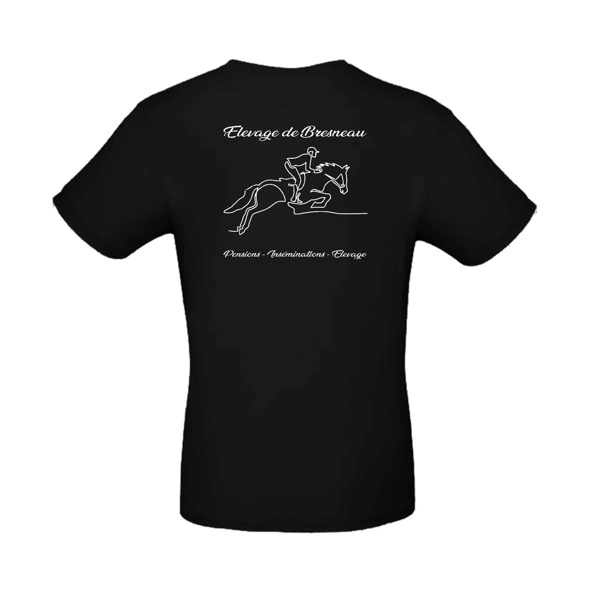 T-SHIRT (enfant) - Elevage de Bresneau - Noir - BC03TK – Image 3
