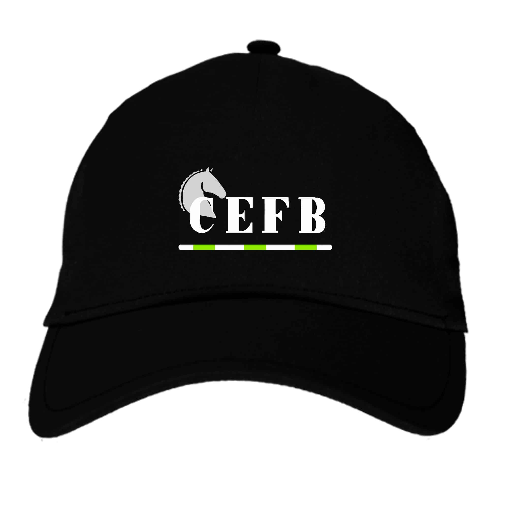CASQUETTE - Centre equestre de la ferme des briques - Noir - BF015