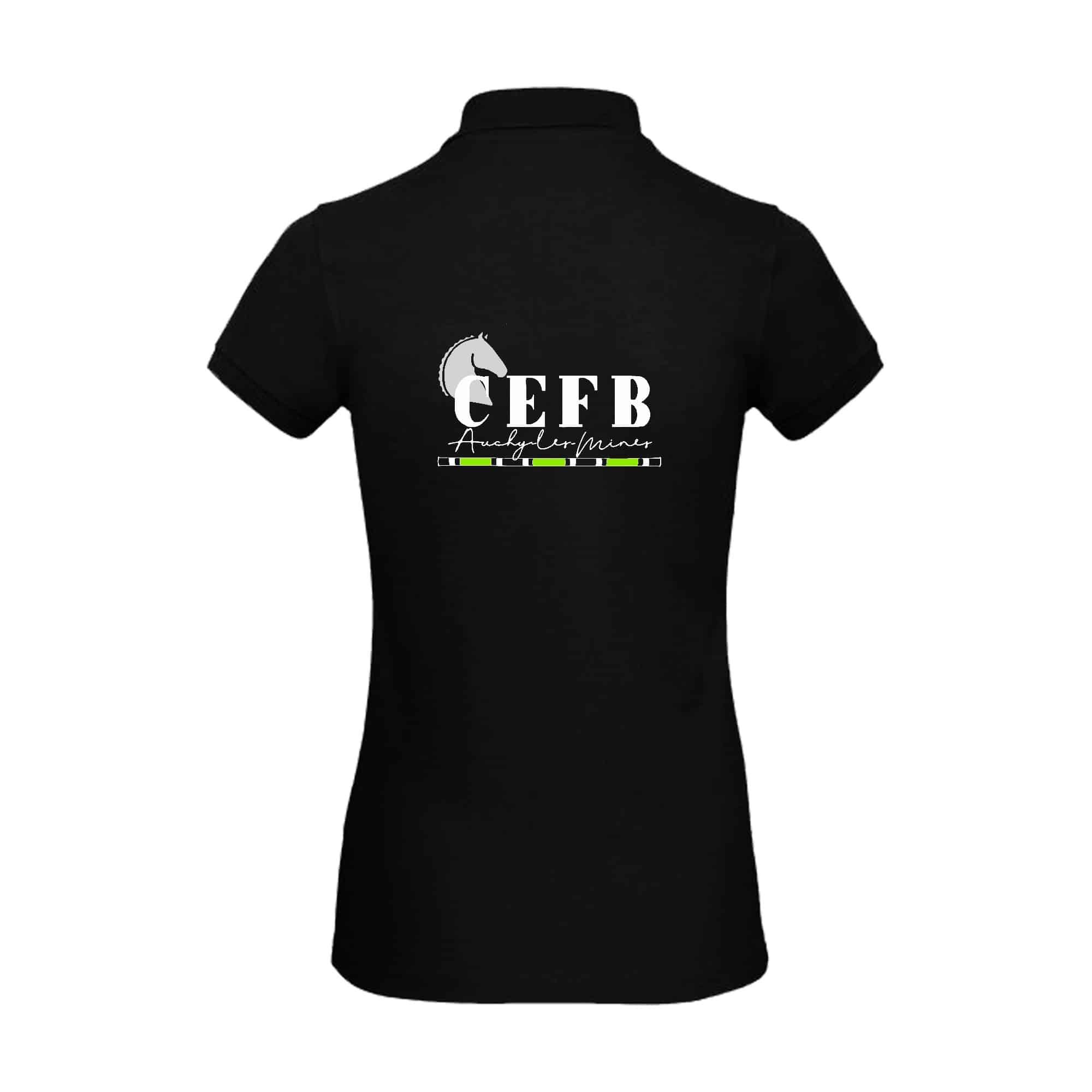 POLO (femme) - Centre equestre de la ferme des briques - Noir - BCI1F – Image 3