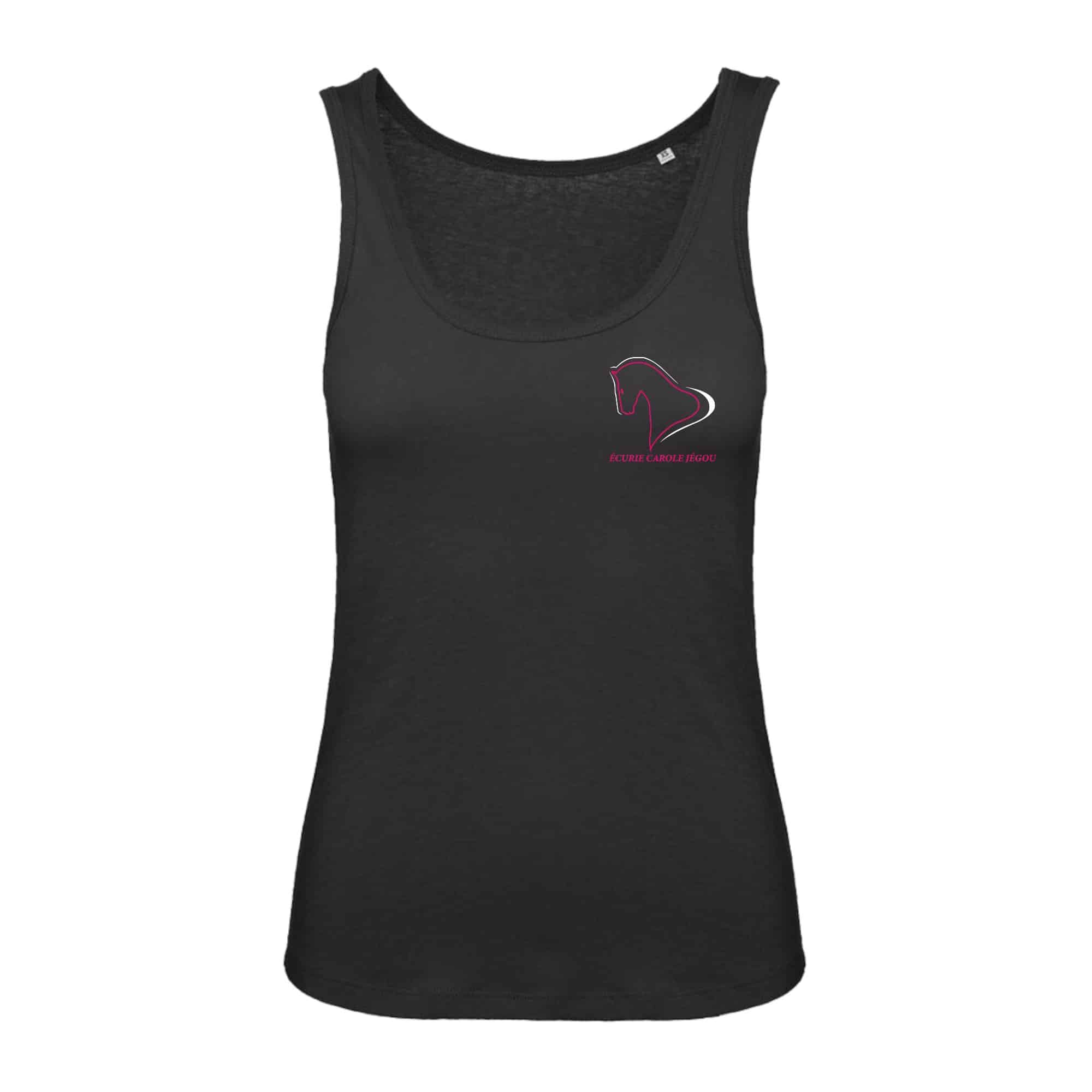 DEBARDEUR (femme) - Ecurie Carole Jégou - Noir - BC073
