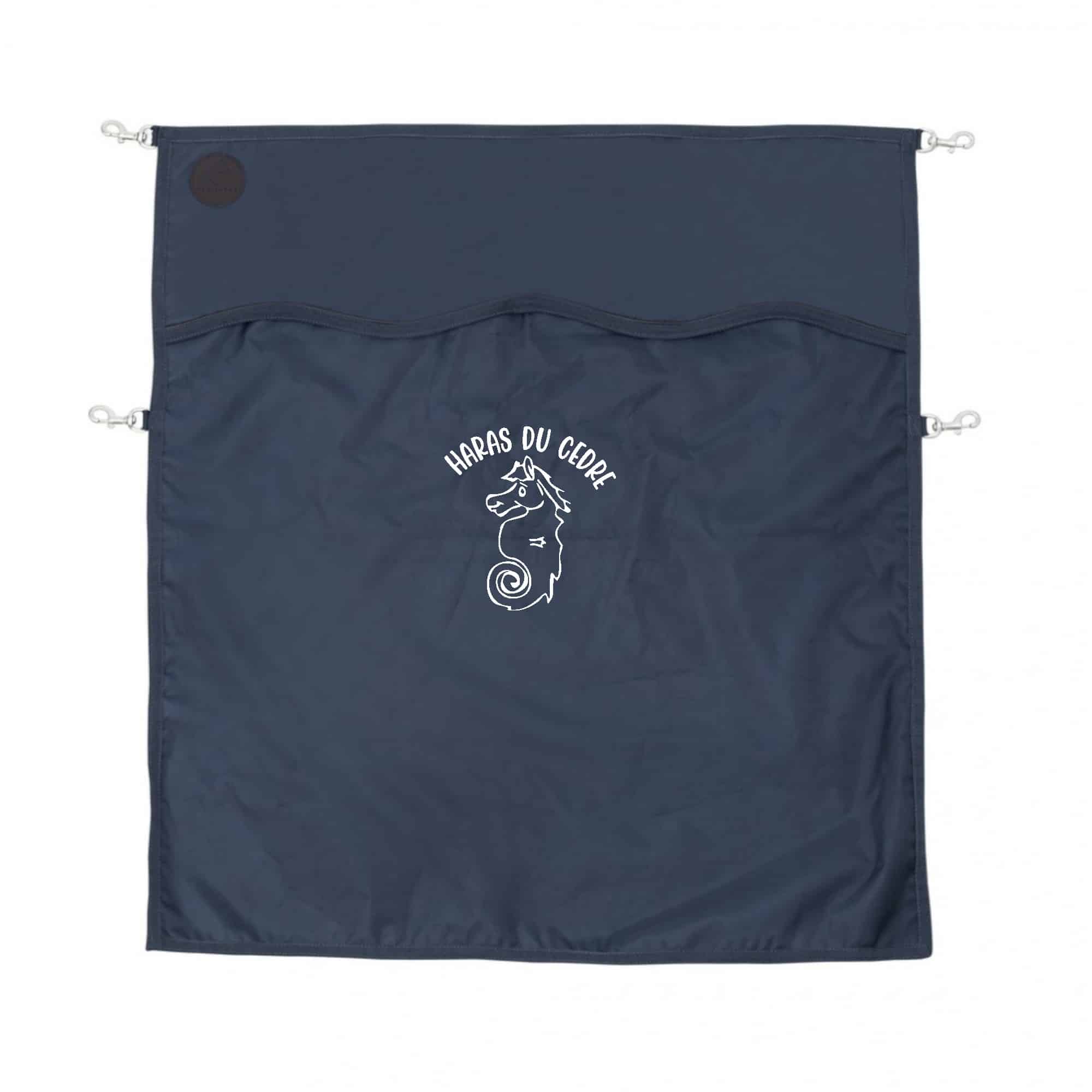 Rideau ou porte de box EQUITHÈME Premium - Haras du Cèdre - Navy - RP001