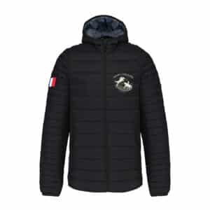 DOUDOUNE AVEC MANCHES ET CAPUCHE (homme) - Ecurie de Saint Cézaire - BEGARD - Noir - K6110