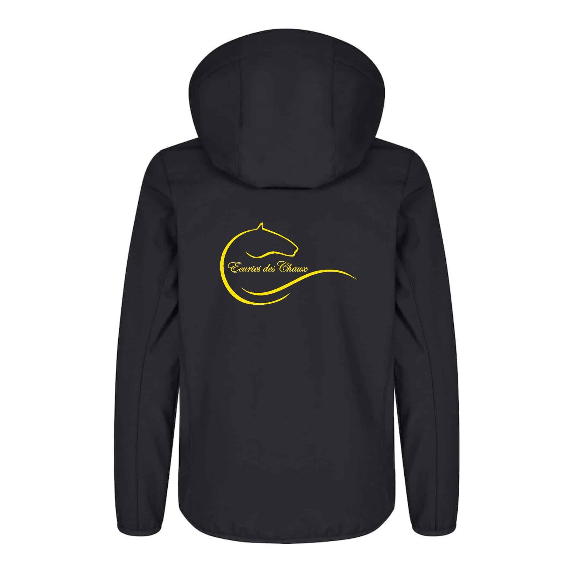 SOFTSHELL ''Classic'' (enfant) - Les écuries des chaux - Noir - 0200909 – Image 3