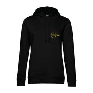 SWEAT A CAPUCHE (femme) – Les écuries des chaux - Noir - BCW34B