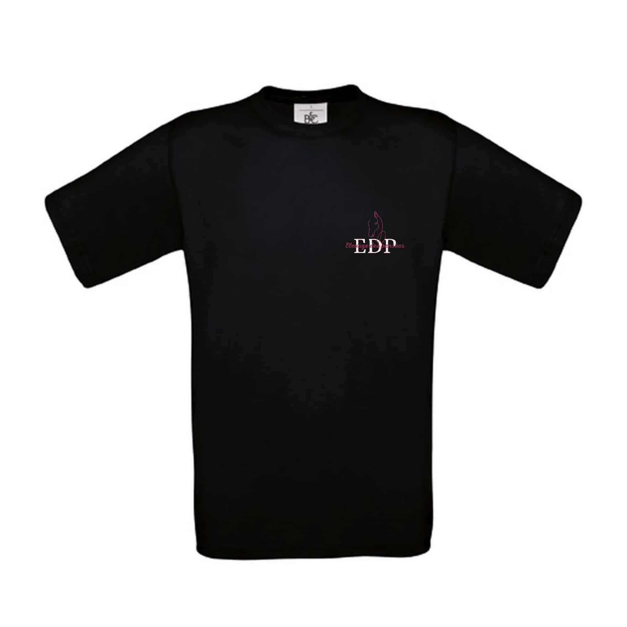 T-SHIRT (enfant) - Pension clairvaloise - Élevage des pensées - Noir - BC03TK