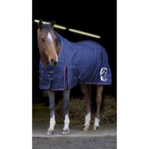 Couverture d'écurie EQUITHÈME - Les écuries rose - Navy - 40079