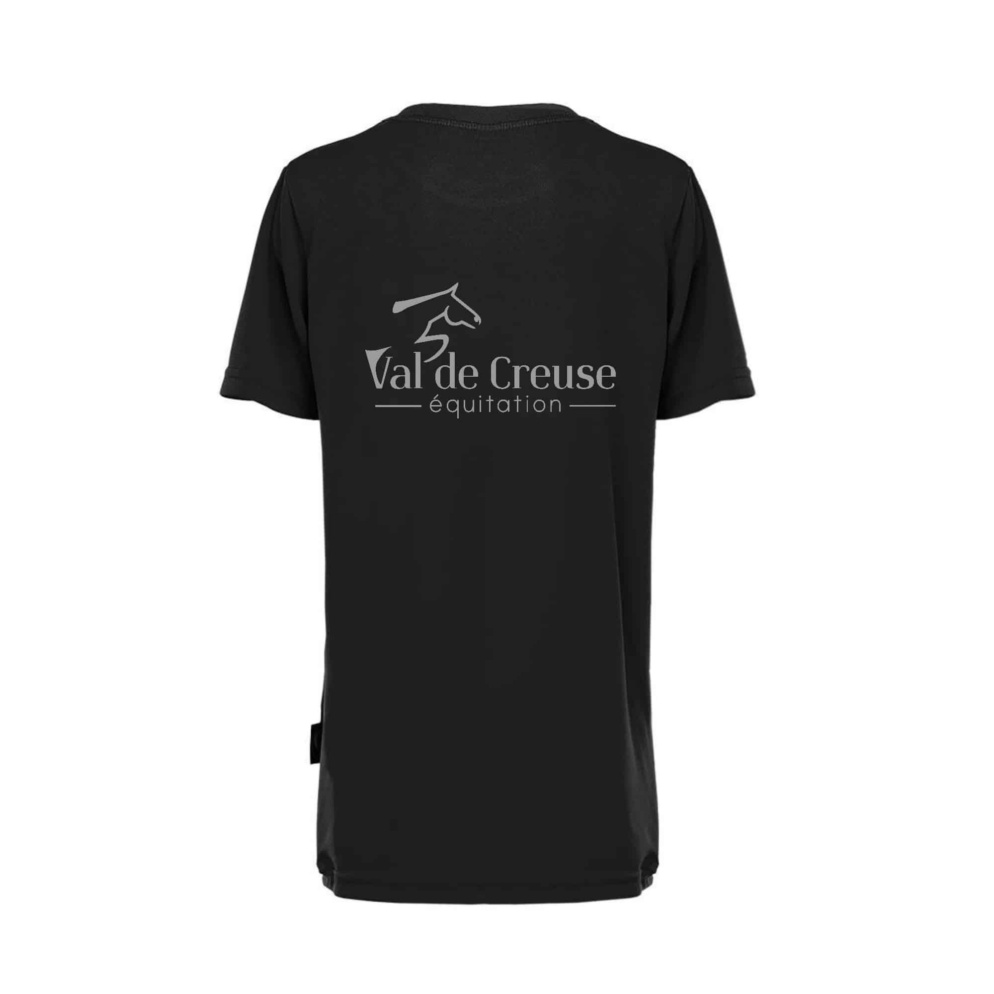 T-Shirt respirant (enfant) - VAL DE CREUSE EQUITATION - Noir - PK142 – Image 3