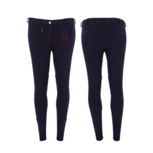 Pantalon d'équitation RIDING WORLD (enfant) - yebleron equitation - Navy - 989070
