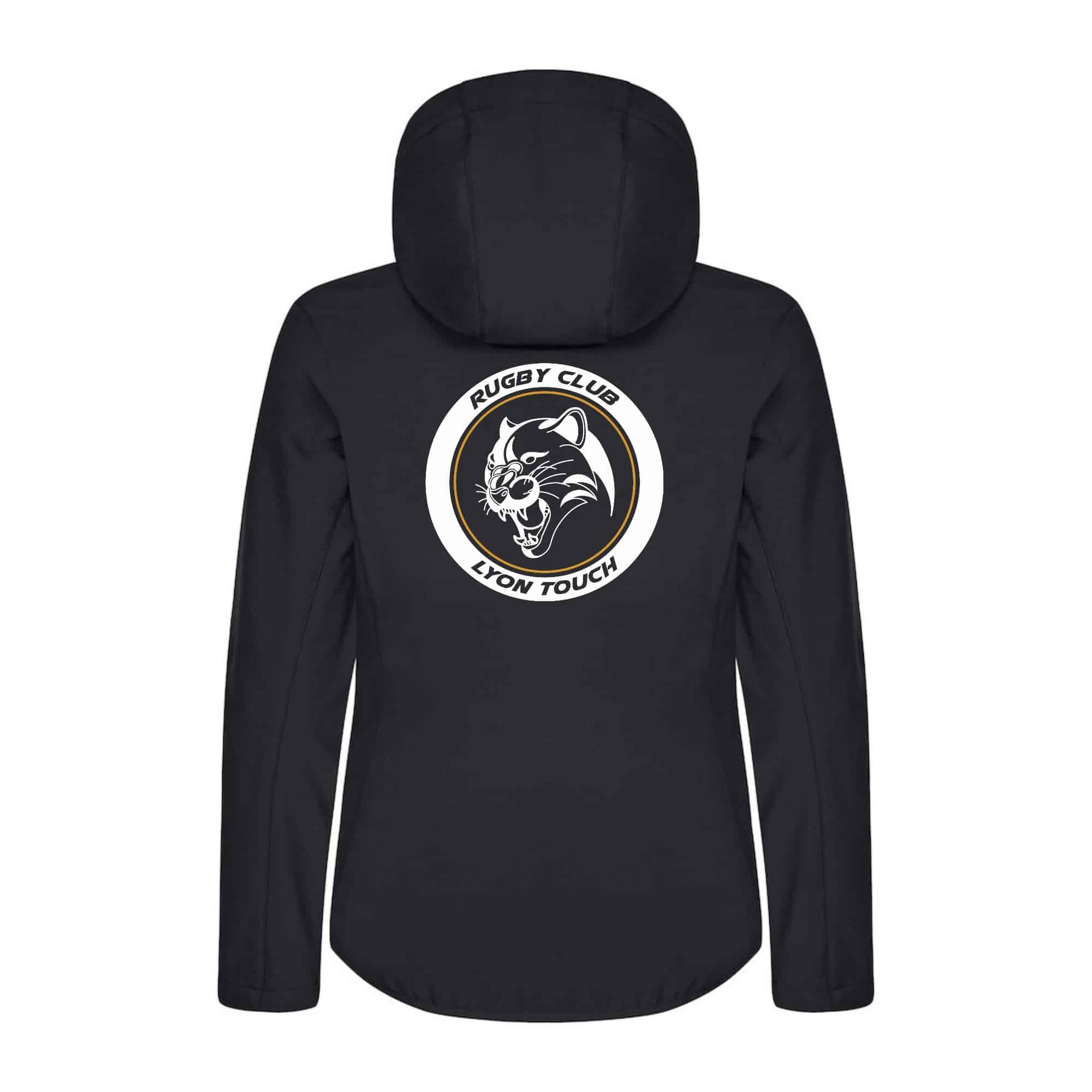 SOFTSHELL "Classic" (femme) - RC Lyon Touch - Noir - 0200917 – Image 3