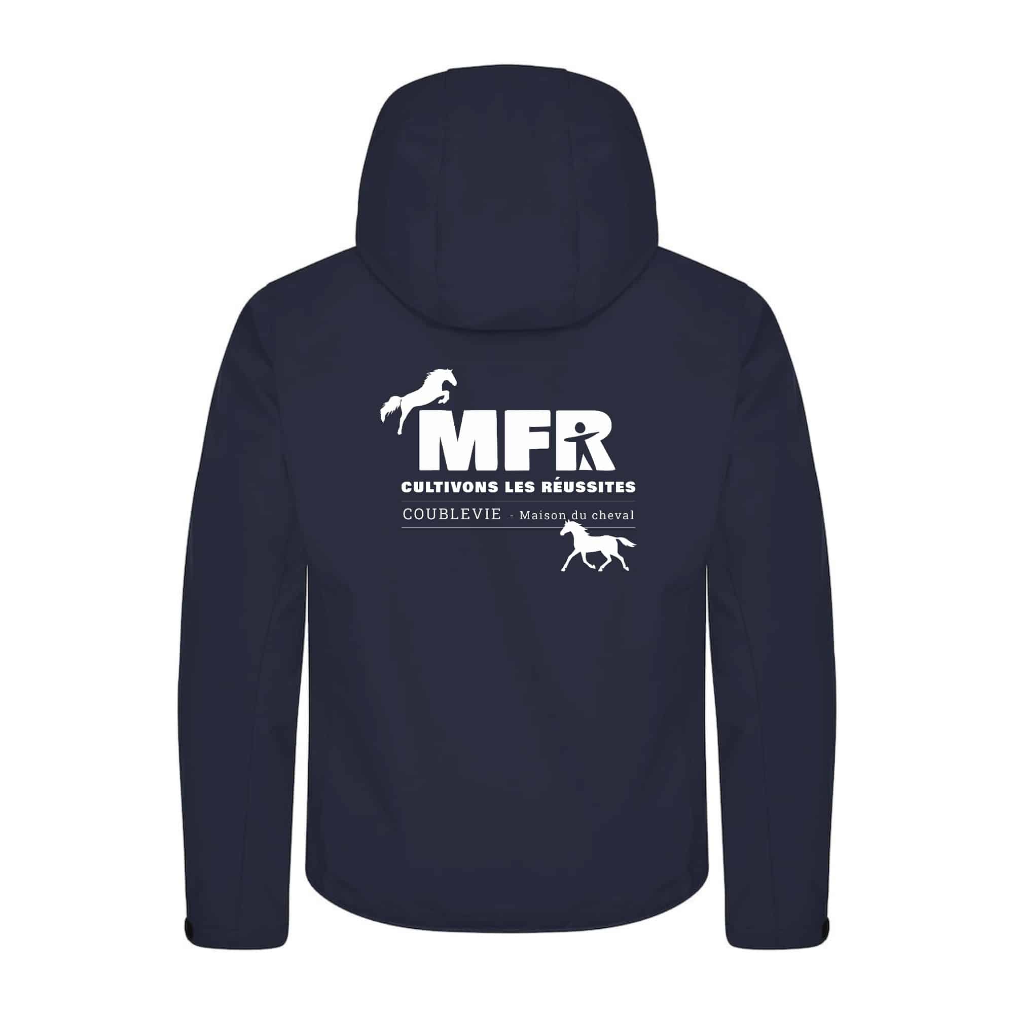 SOFTSHELL "Classic" (homme) - MFR de Coublevie - Navy - 0200912 – Image 3