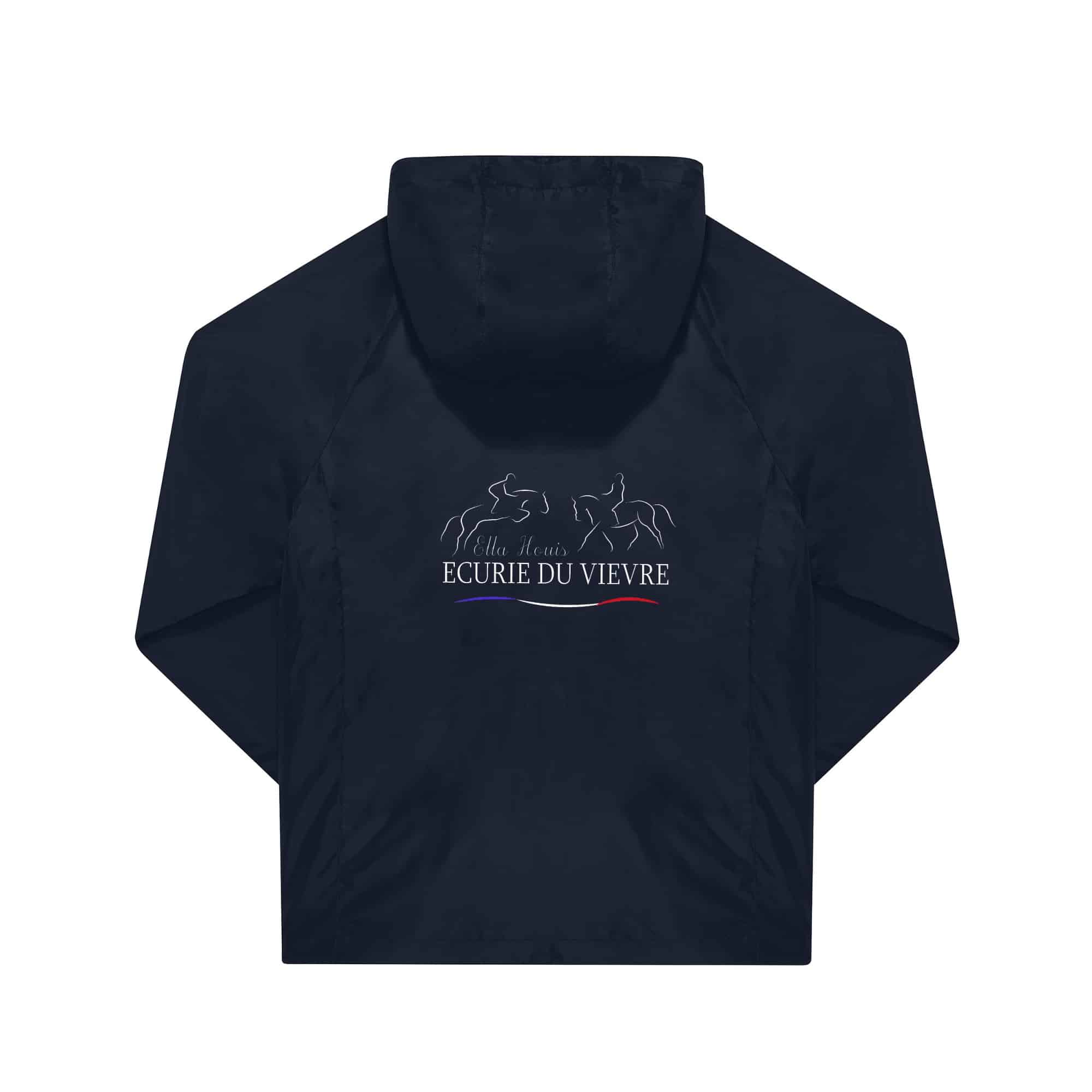 COUPE-VENT (unisexe) - ECURIE DU VIEVRE - Navy - BC630 – Image 3