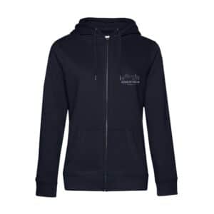 SWEAT ZIPPÉ (femme) - ECURIE DU VIEVRE - Navy - BCW03Q