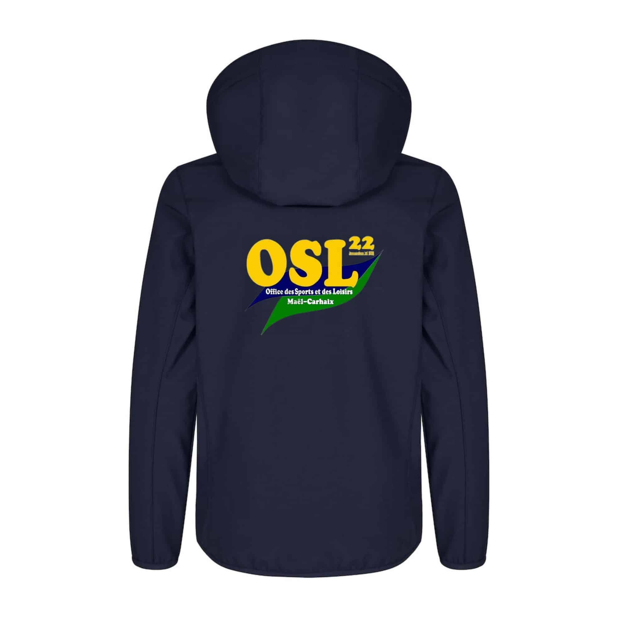 SOFTSHELL "Classic" (enfant) - Office des Sports et des Loisirs - Navy - 0200909 – Image 3