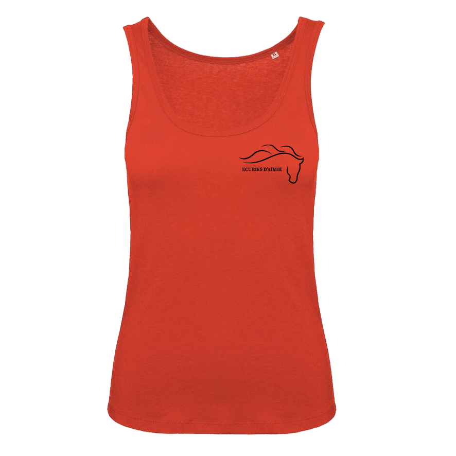 DEBARDEUR (femme) – Écuries D’Aimie – Rouge – BC073