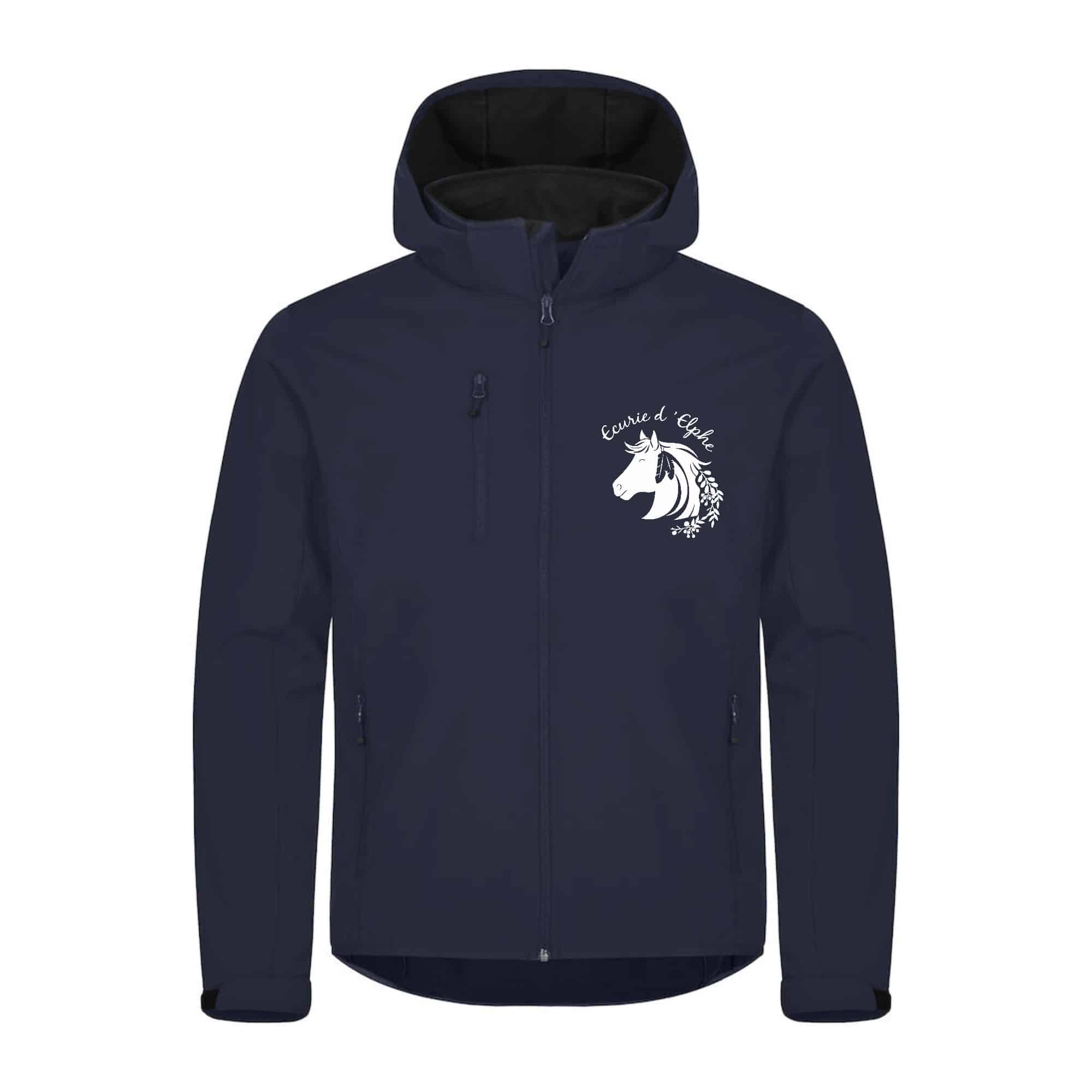 SOFTSHELL "Classic" (homme) - Ecurie - Elevage d'Elphe - Navy - 0200912