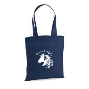 TOTE BAG - Ecurie - Elevage d'Elphe - Navy - WM101