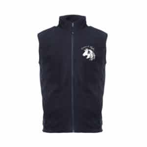 Veste micropolaire zippée sans manches (femme) – Ecurie - Elevage d'Elphe - Navy - K906