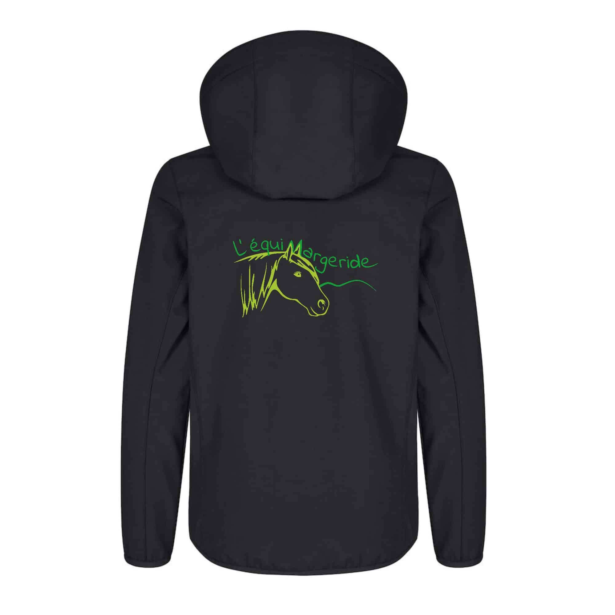 SOFTSHELL "Classic" (enfant) - L’Equimargeride - Noir - 0200909 – Image 3
