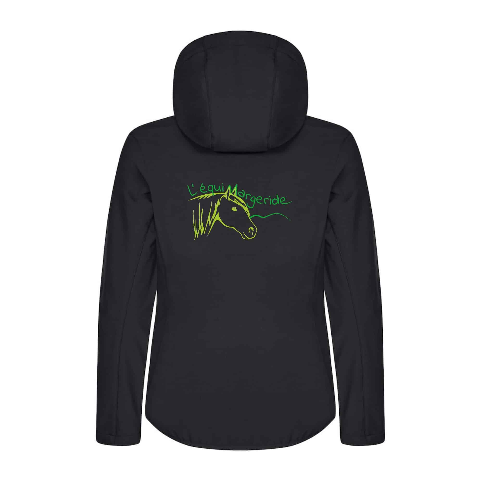 SOFTSHELL "Classic" (femme) - L’Equimargeride - Noir - 0200917 – Image 3
