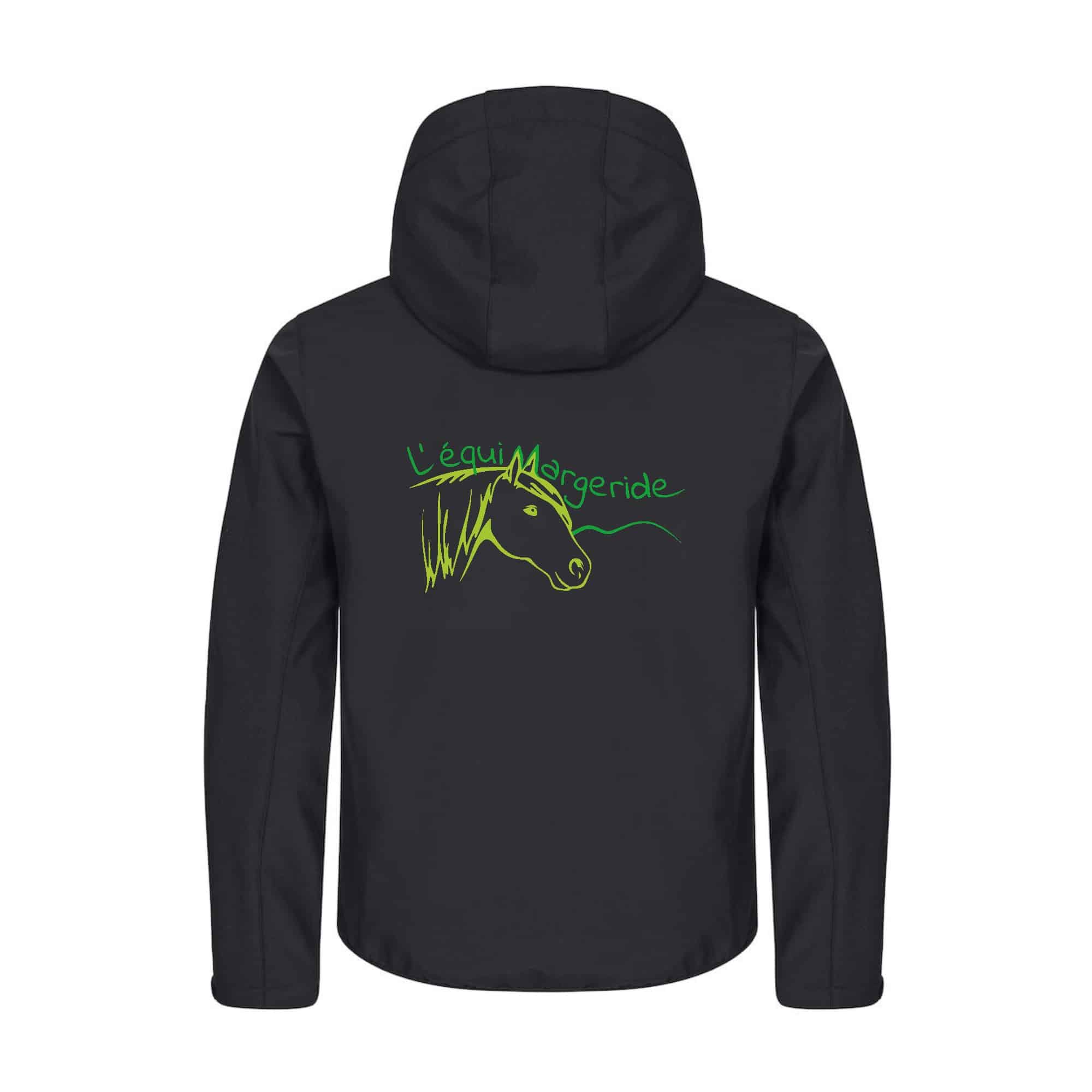 SOFTSHELL "Classic" (homme) - L’Equimargeride - Noir - 0200912 – Image 3